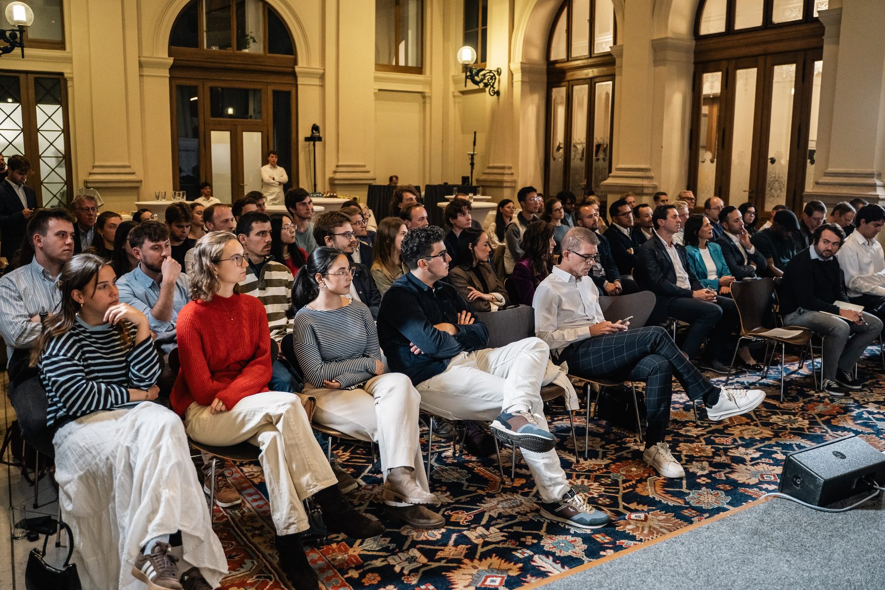The audience at Palais Epstein