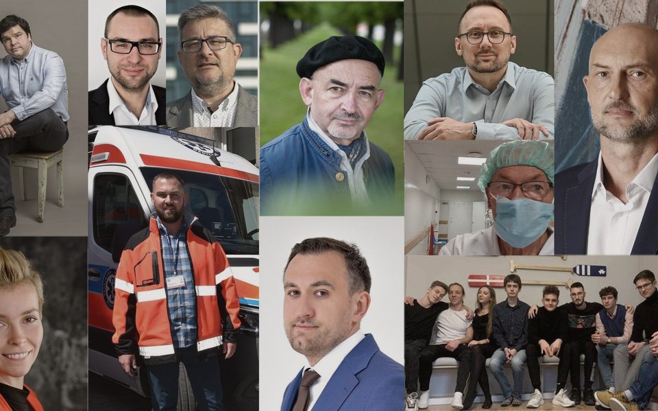 Nominierte für die Auszeichnung „Person des Jahres 2020“ des Dziennik Bałtycki, darunter Koronamocni